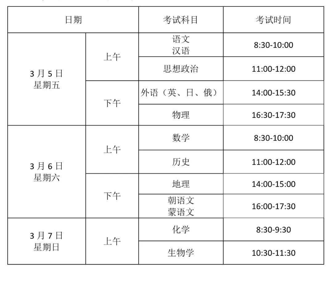 湖南四六级考试时间具体，2021年湖南省学业水平考试时间及考试安排